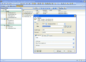 TreeDBNotes Pro: Editing passwords