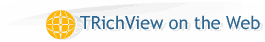 TRichView on the Web (Website News)