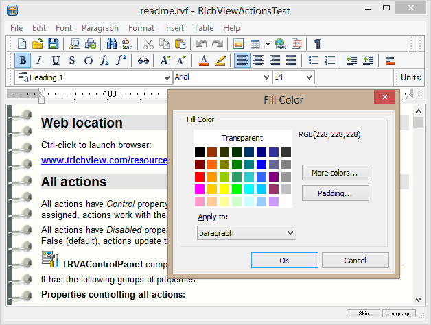 TRichView for C++Builder 16.8.6 screenshot