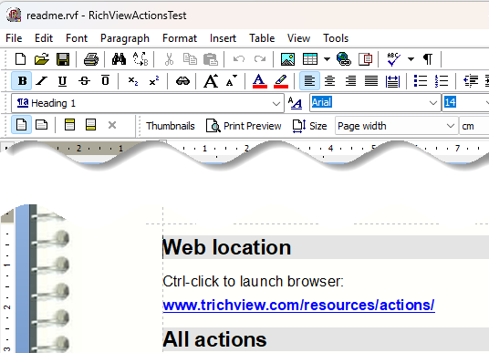 RichviewActionTestLinks.png