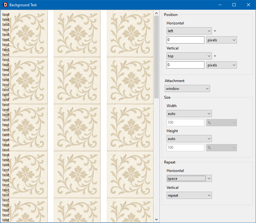 TRichView background image demo