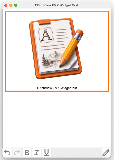 TRVWidget collapsed to toolbar in macOS FireMonkey application
